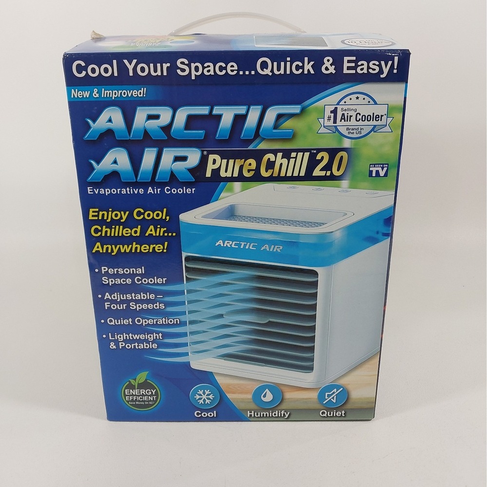 Arctic Air Pure Chill 2.0 Evaporative Portable Air Cooler Open Box